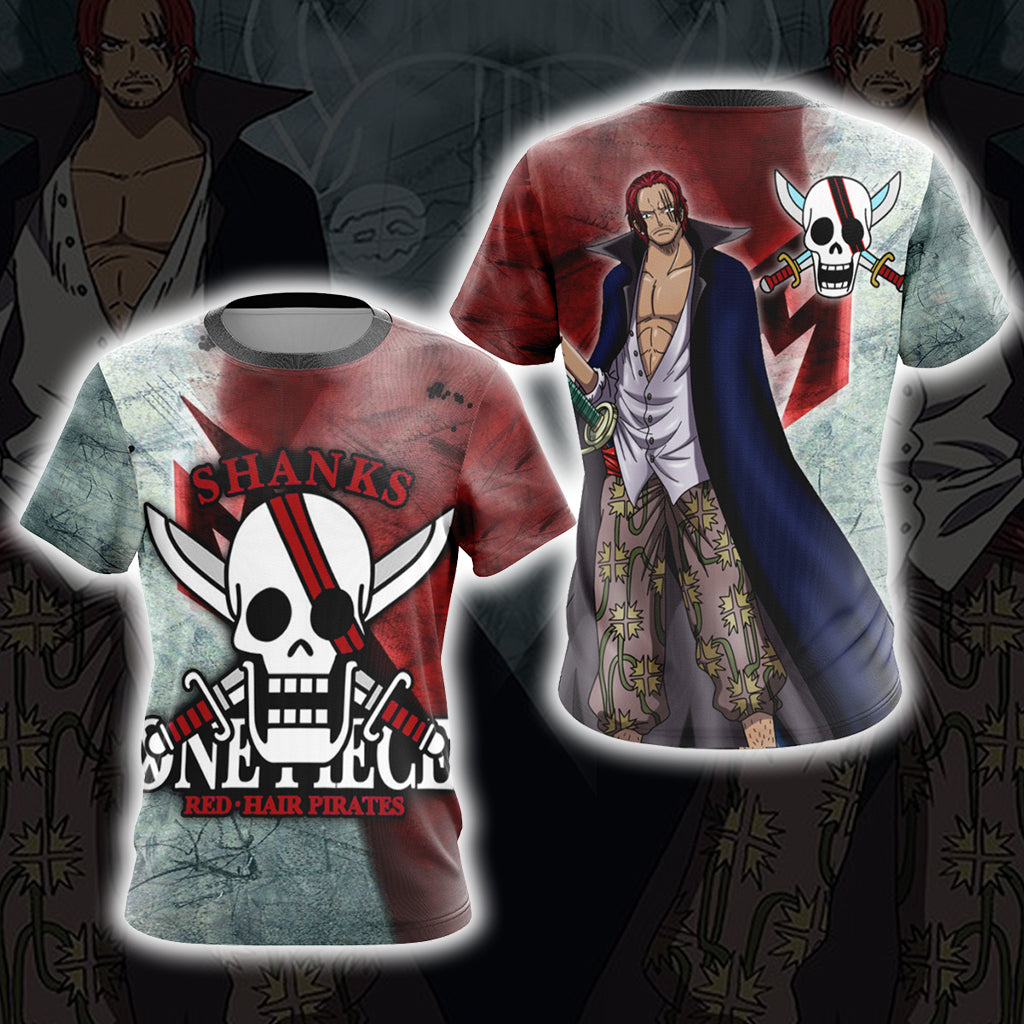 One Piece - Shanks Unisex 3D T-shirt T-shirt