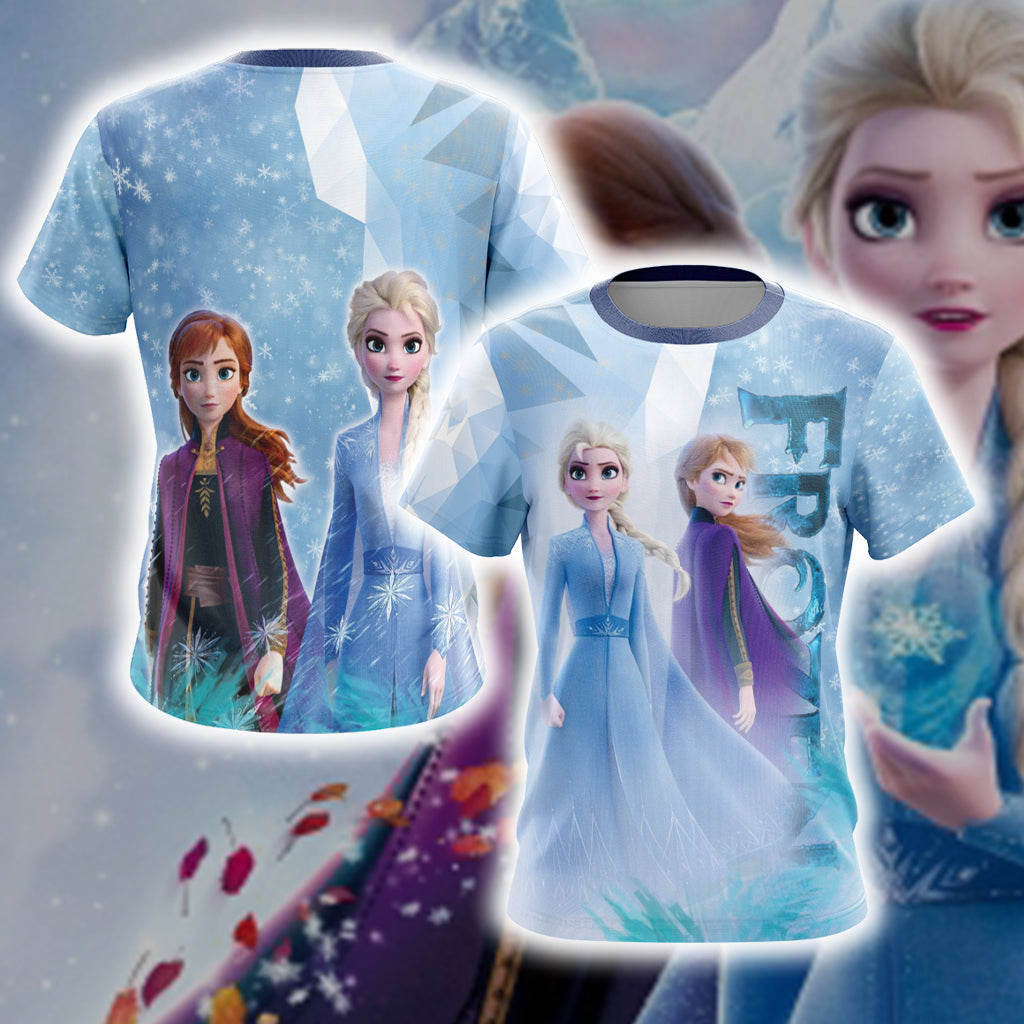 Frozen 2 - Elsa & Anna Version 2019 3D T-shirt