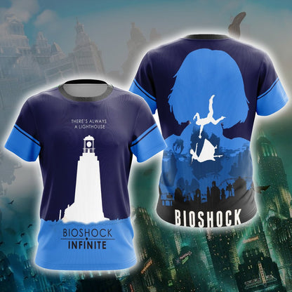BioShock Infinite There's Always A Lighthouse New Unisex 3D T-shirt T-shirt