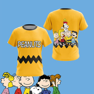 Peanuts Character  Unisex 3D T-shirt