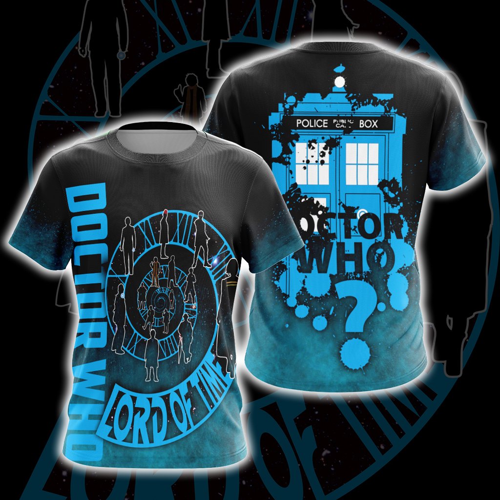 Doctor Who (TV show) Lord Of Time Unisex 3D T-shirt T-shirt