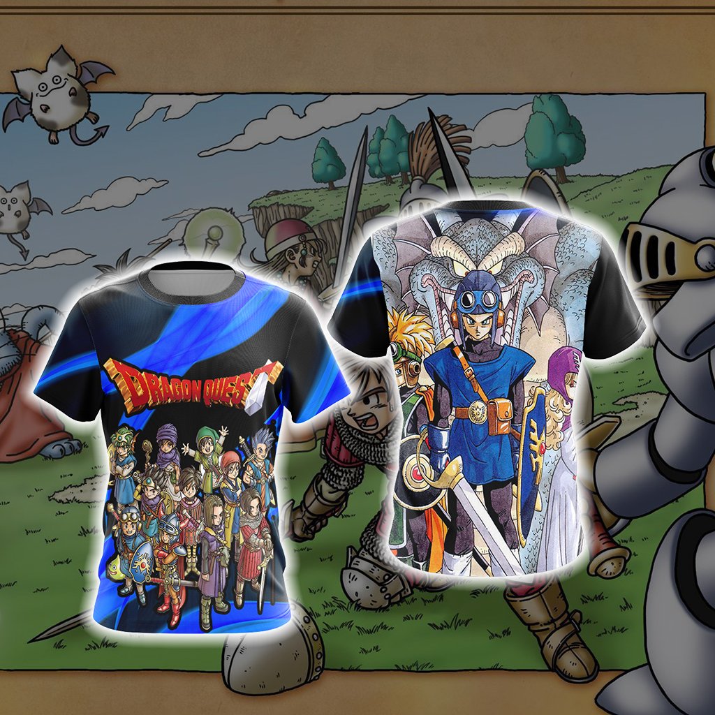 Dragon Quest New Style Unisex 3D T-shirt T-shirt