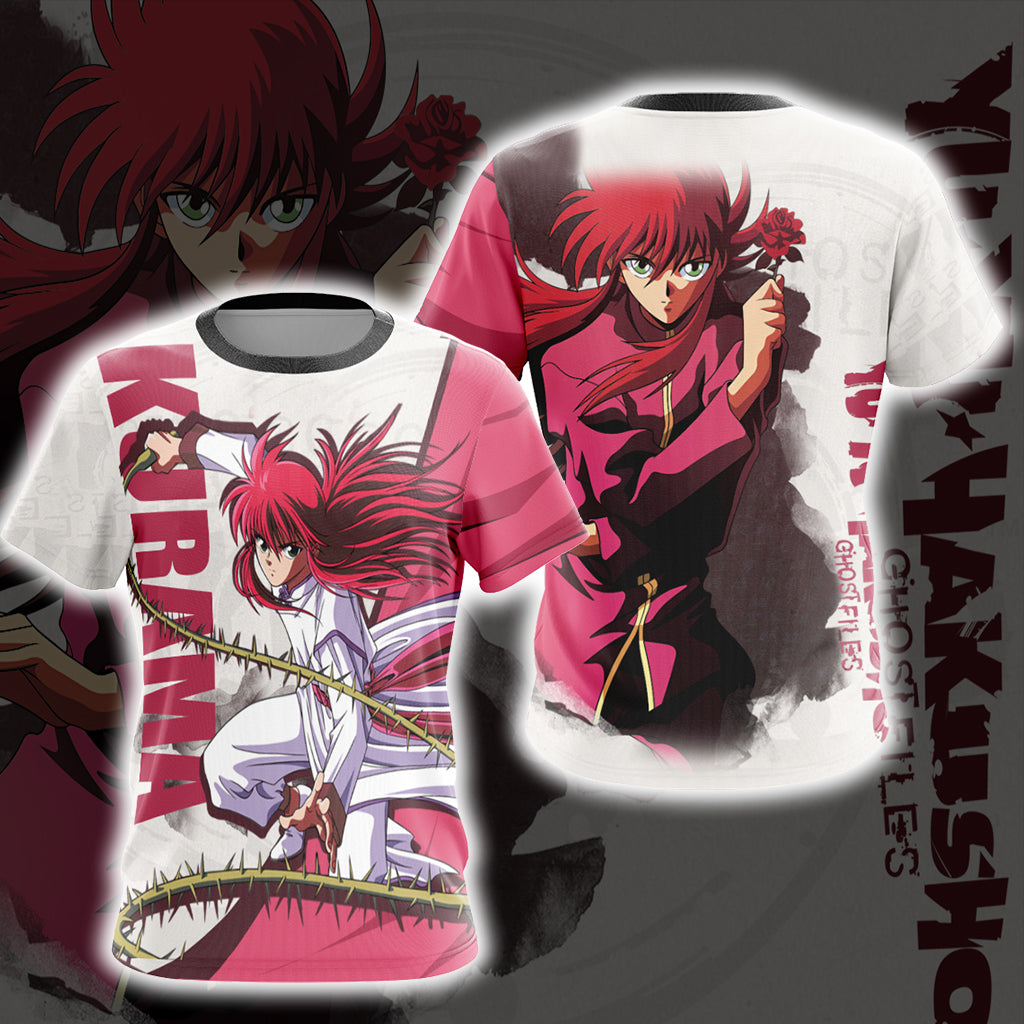 Yu Yu Hakusho Kurama Unisex 3D T-shirt T-shirt