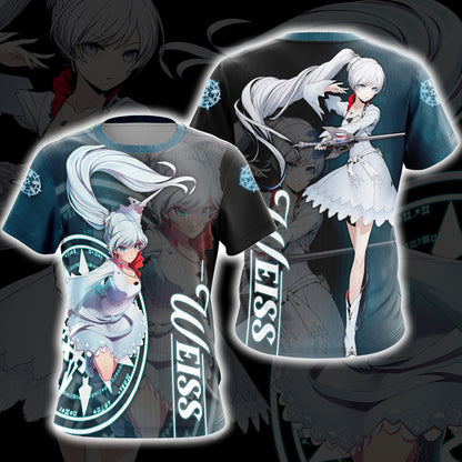RWBY Weiss Schnee New Version Unisex 3D T-shirt T-shirt
