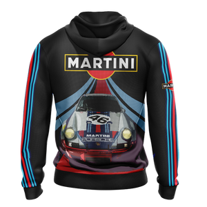 Porsche Martini Racing Team Unisex 3D Hoodie