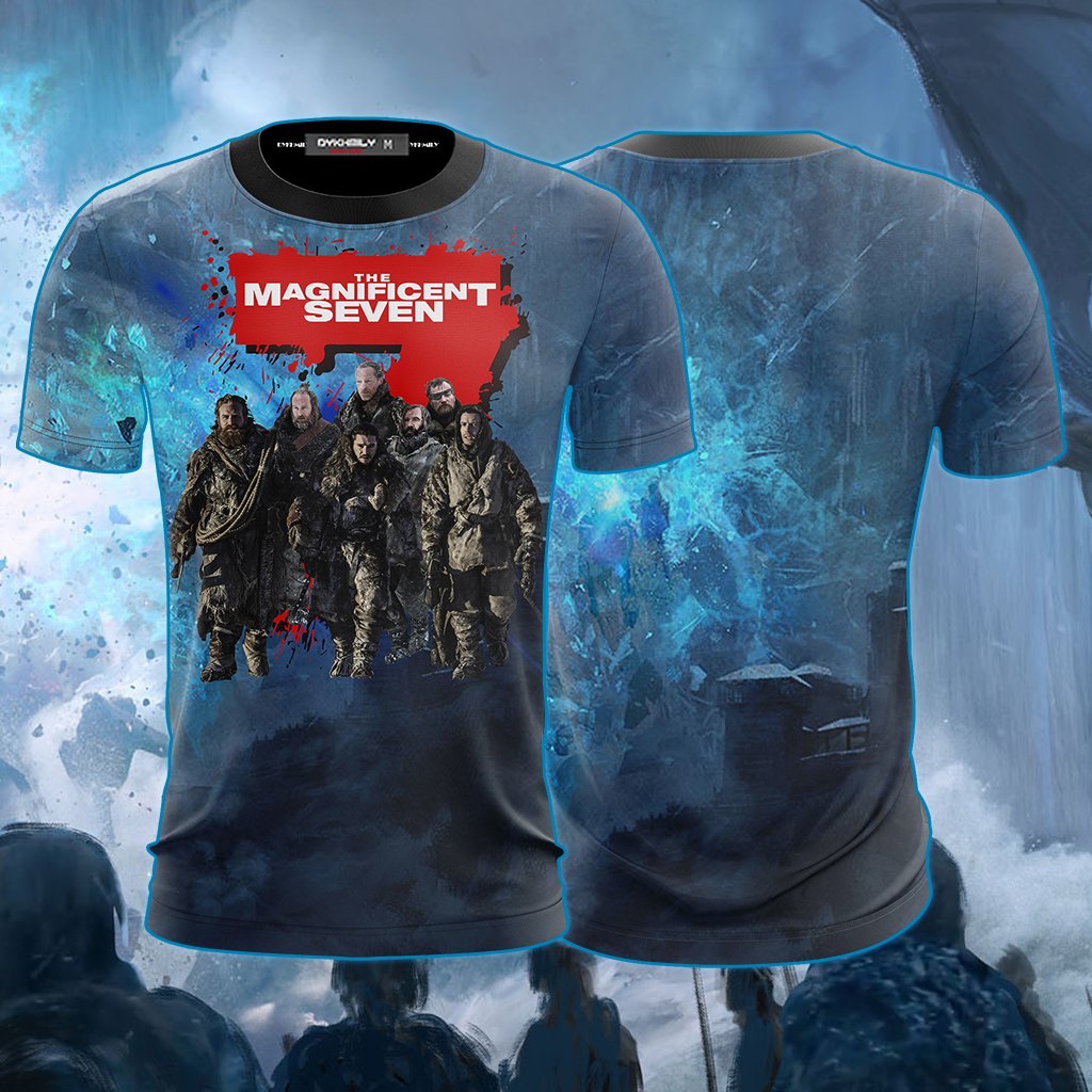 The Magnificent Seven Game Of Thrones Version Unisex 3D T-shirt