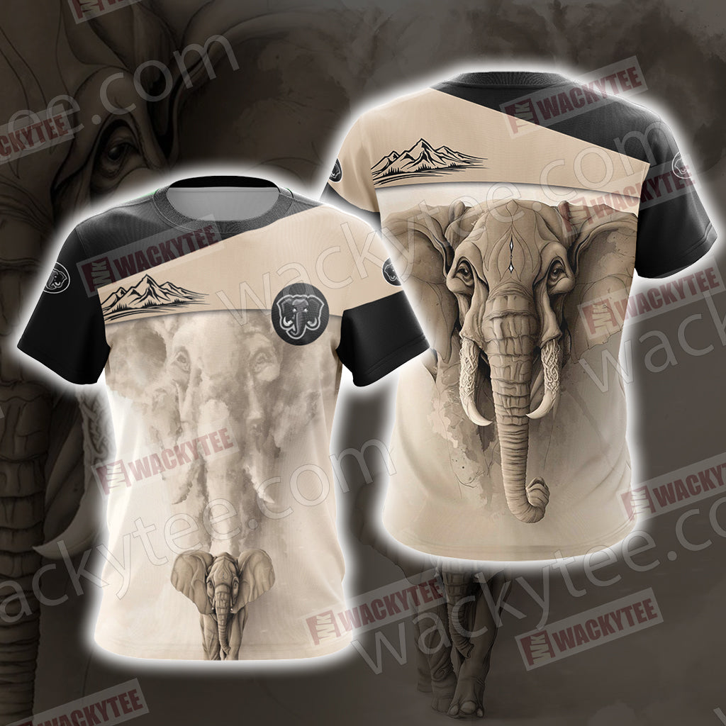 I Love Elephant Unisex 3D T-shirt