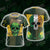 Skull Patricks Day Unisex 3D T-shirt