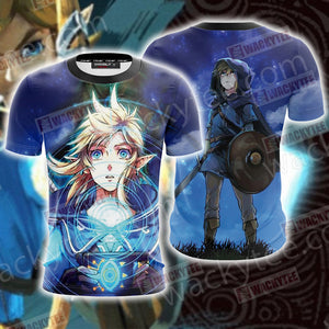 The Legend of Zelda Link Breath of The Wild Unisex 3D T-shirt