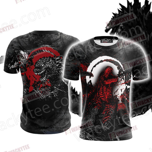 Godzilla King Of The Monsters New Version Unisex 3D T-shirt T-shirt