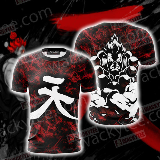 Street Fighter Akuma Unisex 3D T-shirt T-shirt