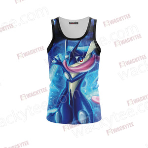 Pokemon Greninja Unisex 3D Tank Top