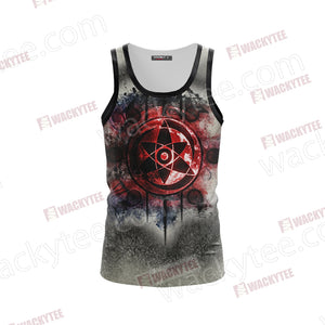 Naruto New Uchiha Sasuke Unisex 3D Tank Top