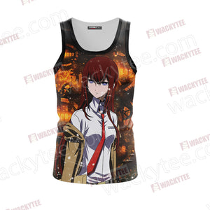 Steins;Gate Makise Kurisu 3D Tank Top