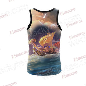 One Piece Going Merry Unisex 3D Tank Top