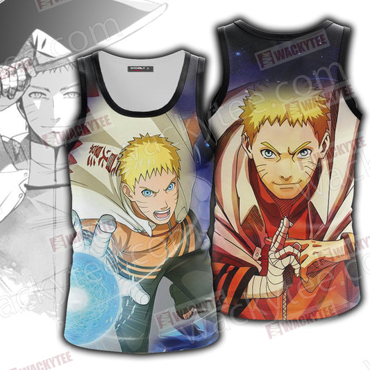 Naruto - Hokage Naruto Unisex 3D Tank Top