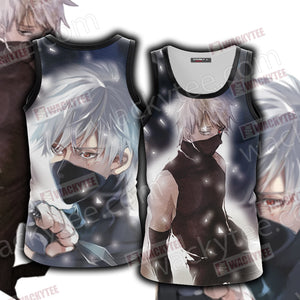 Naruto Hatake Kakashi Unisex 3D Tank Top