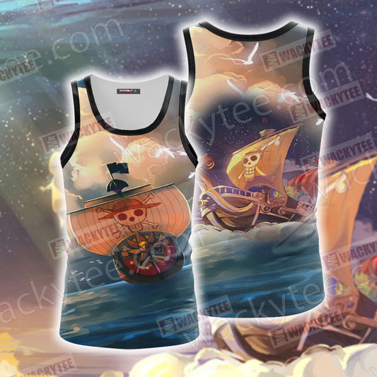 One Piece Going Merry Unisex 3D Tank Top