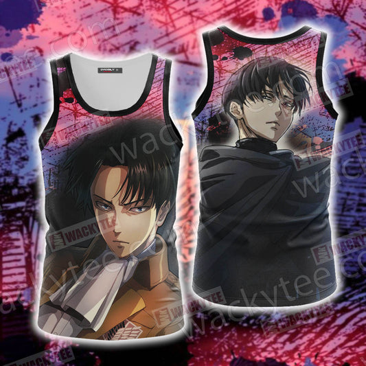 Attack On Titan: Levi New Look Unisex 3D Tank Top