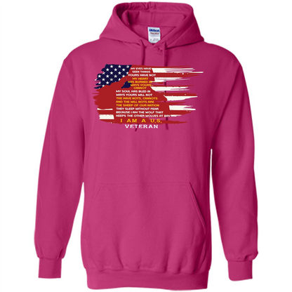 Military T-shirt My Eyes Have Seen Things Yours Have Not Heliconia