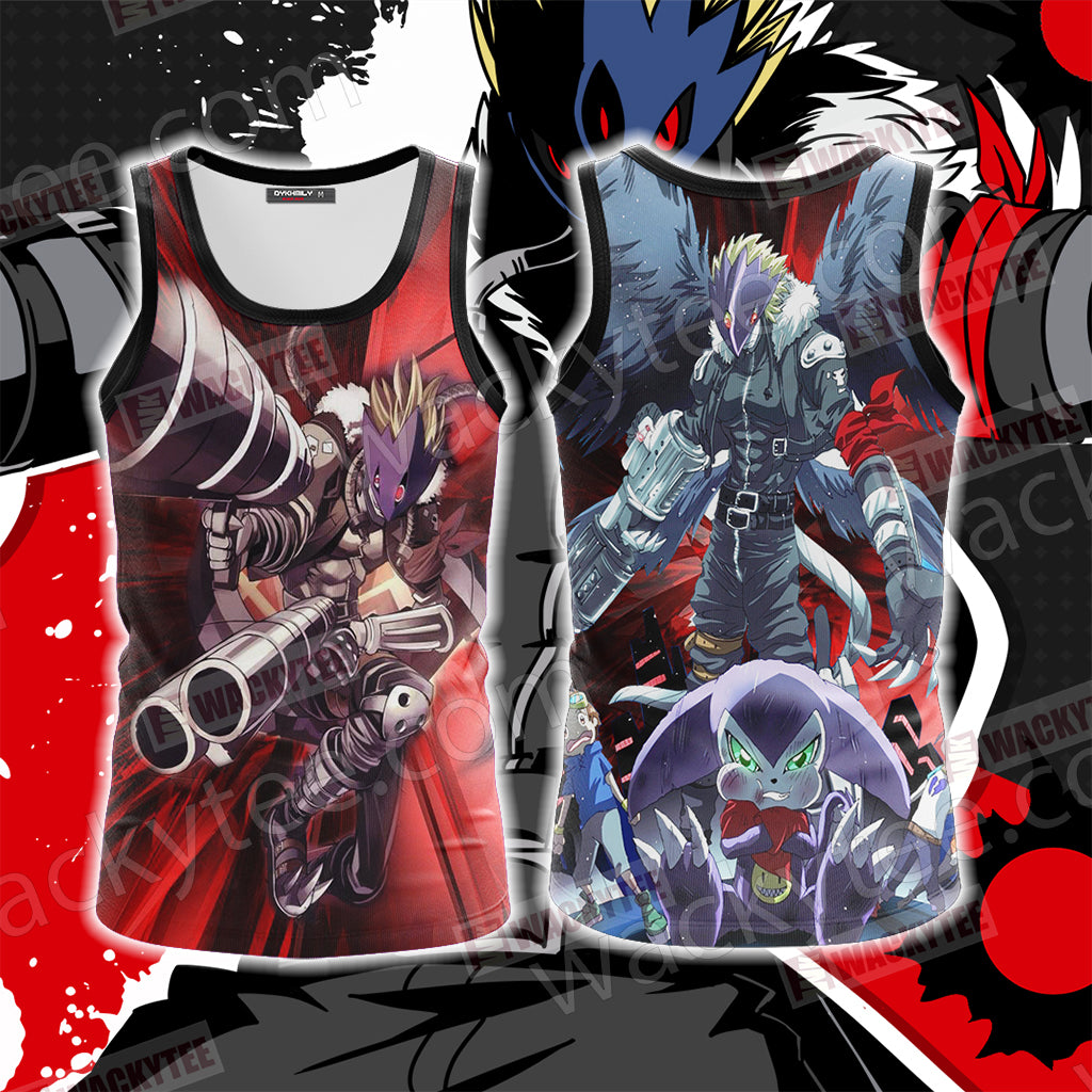Digimon Beelzemon 3D Tank Top
