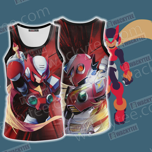 Megaman - Zero Unisex 3D Tank Top