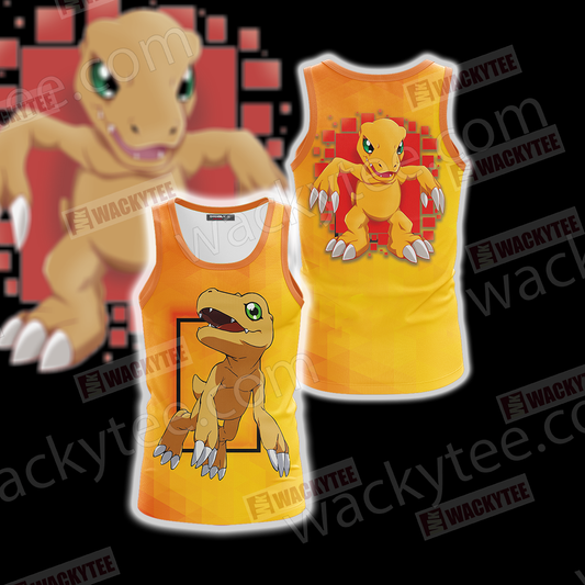 Digimon - Greymon Unisex 3D Tank Top