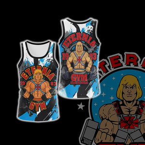 He Man Eternia Gym 3D Tank Top