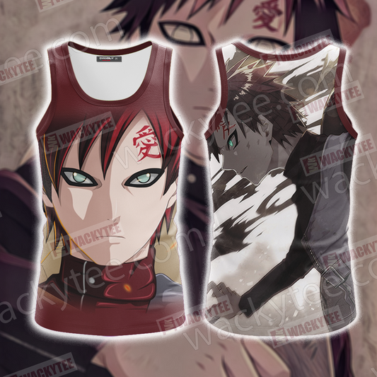 Naruto Gaara New Unisex 3D Tank Top