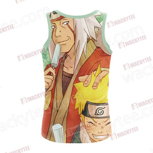 Naruto And Jiraiya Unisex 3D Tank Top