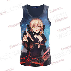 Fate/Stay Night Saber Alter 3D Tank Top