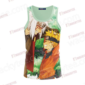 Naruto And Jiraiya Unisex 3D Tank Top