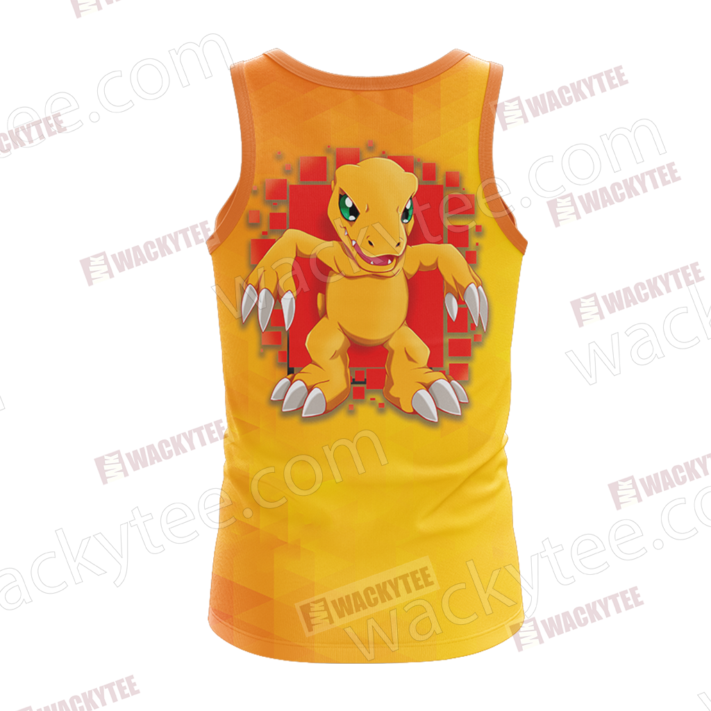 Digimon - Greymon Unisex 3D Tank Top