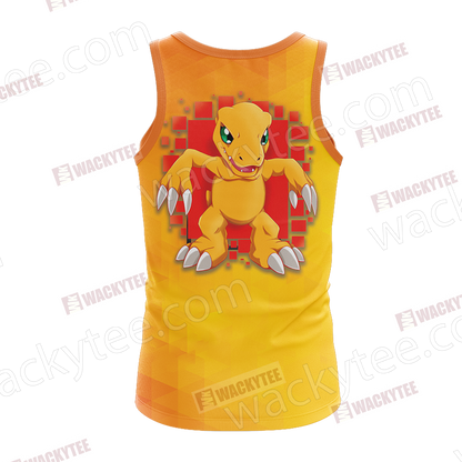 Digimon - Greymon Unisex 3D Tank Top