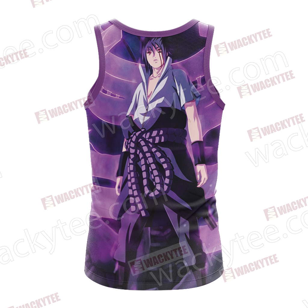 Naruto Uchiha Sasuke Unisex 3D Tank Top