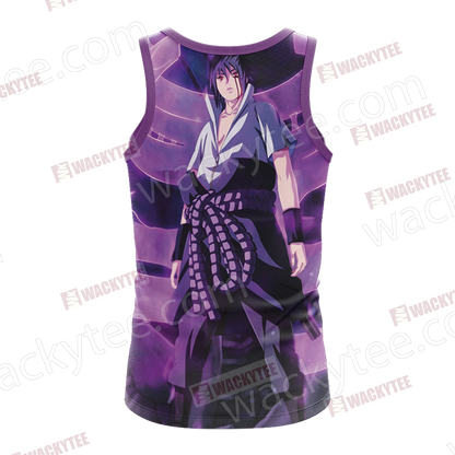 Naruto Uchiha Sasuke Unisex 3D Tank Top