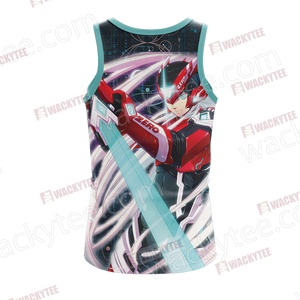 Mega Man Rockman Zero Unisex 3D Tank Top