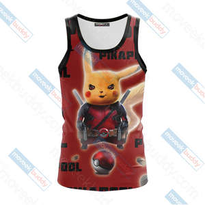 PikaPool Deadpool And Pikachu New Unisex 3D Tank Top