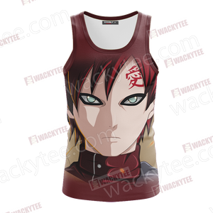 Naruto Gaara New Unisex 3D Tank Top