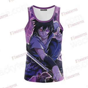 Naruto Uchiha Sasuke Unisex 3D Tank Top