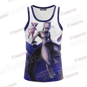 Pokemon Mewtwo Unisex 3D Tank Top