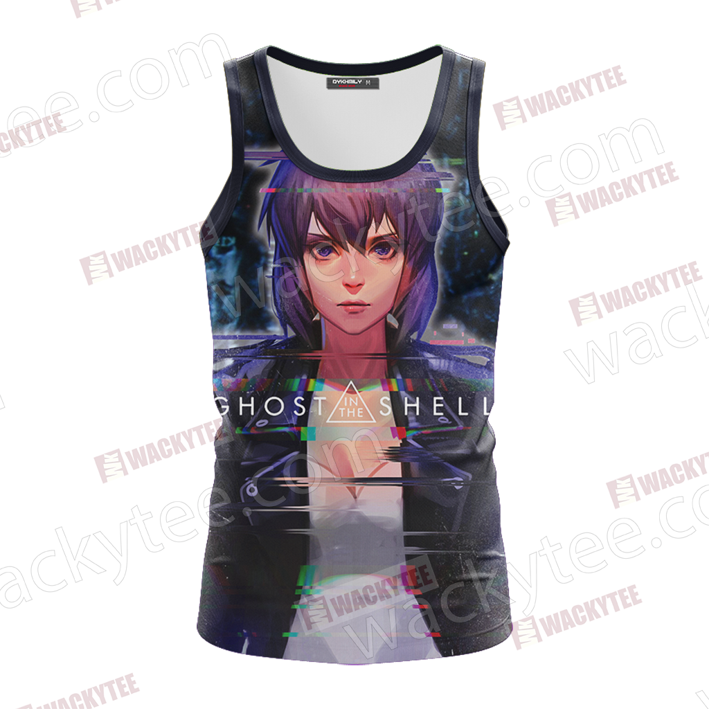 Ghost in the Shell: Stand Alone Complex - Kusanagi Motoko Unisex 3D Tank Top