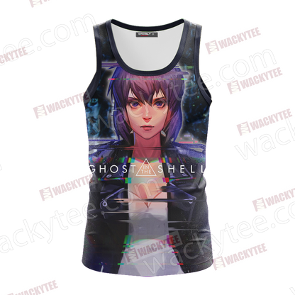 Ghost in the Shell: Stand Alone Complex - Kusanagi Motoko Unisex 3D Tank Top