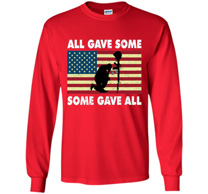 All gave some Some gave all T-Shirt Veteran &amp; Memorial's Day shirt Red