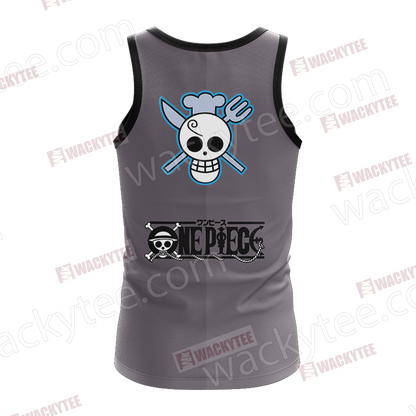 One Piece Vinsmoke Sanji Minimalist 3D Tank Top