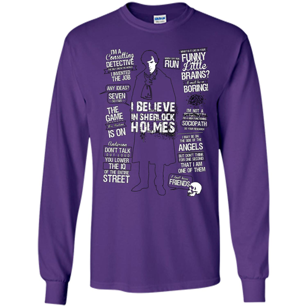 Detective Quotes To A Great Mind Nothing Is Little T-shirt Purple