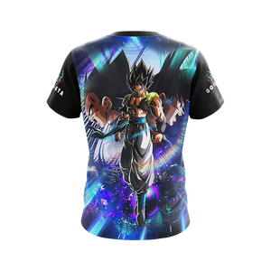 Dragon Ball Gogeta, Vegeta, and  Goku Unisex 3D T-shirt Zip Hoodie   