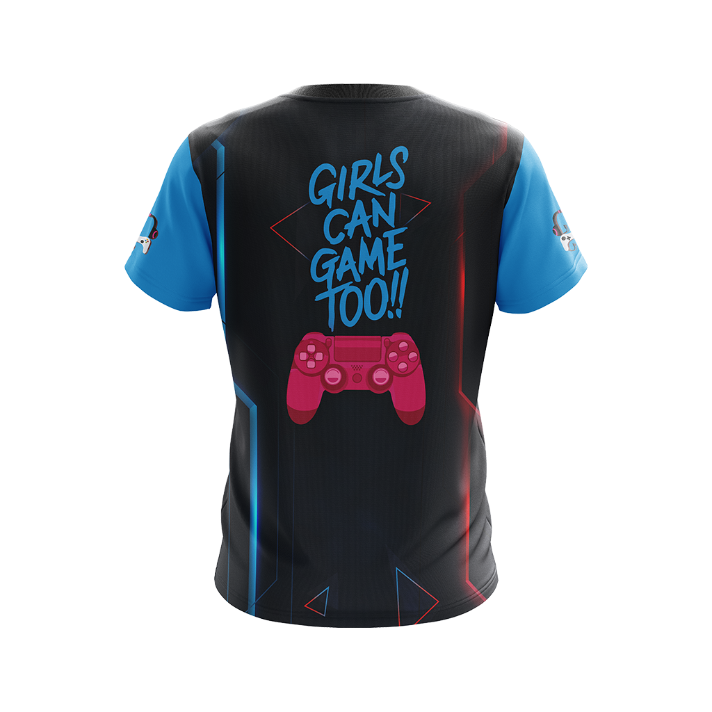 Girls Gamer Gaming Lovers Unisex 3D T-shirt