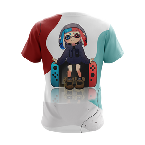 Anime girl x Nintendo console Unisex 3D T-shirt