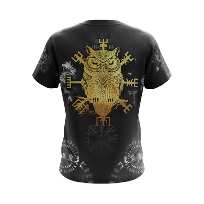 Viking Norse Owl Unisex 3D T-shirt Zip Hoodie Pullover Hoodie